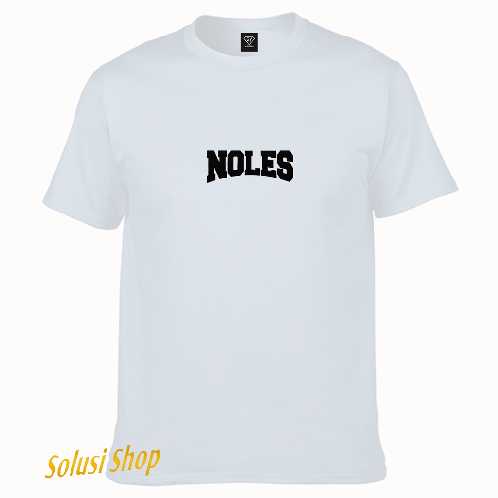 solusi shop - kaos Lengan Pendek Noles Hitam - Distro Premium