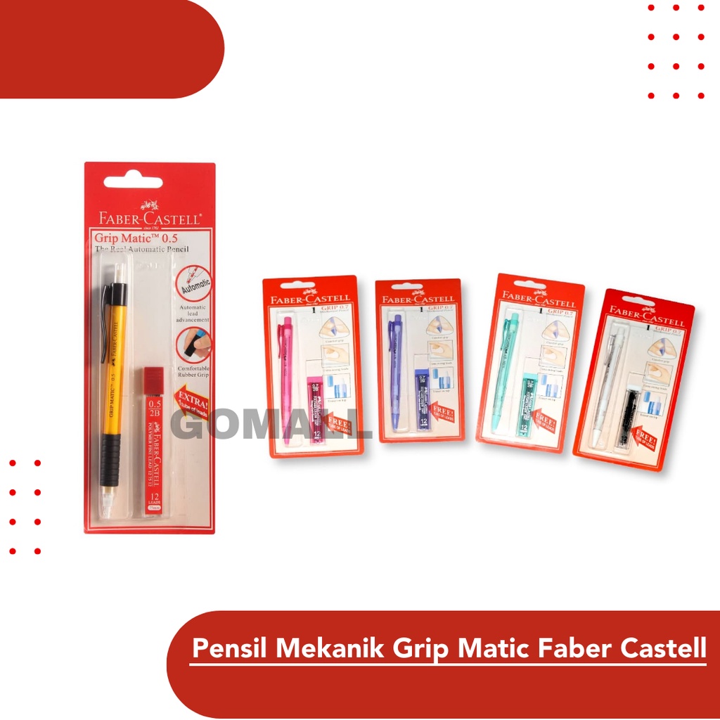 

Pensil Mekanik Grip Matic Faber Castell