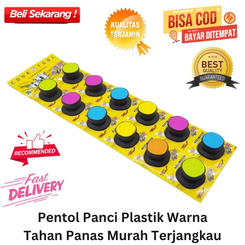 [BISA COD] PROMO Pentol Panci Plastik Warna Tahan Panas Murah Terjangkau Knop Panci Pentolan Tutup Panci Pegangan Panci Berkualitas