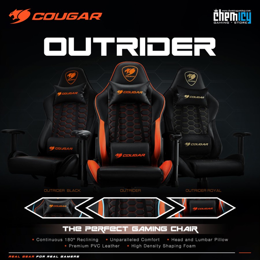 Cougar Outrider Gaming Chair / Kursi Gaming