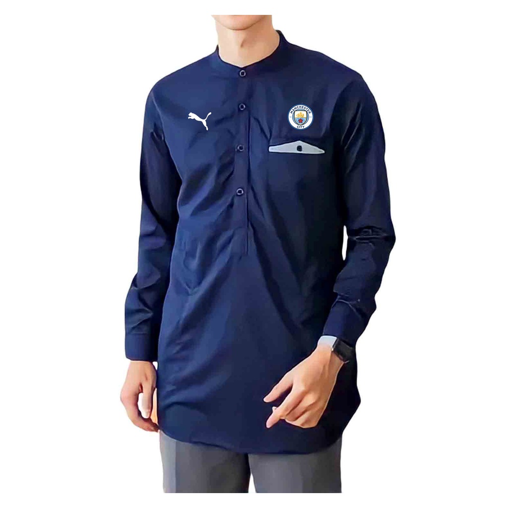 baju koko manchester city lengan panjang