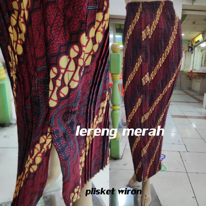 Rok Span Kebaya / Rok Wiron Batik plisket