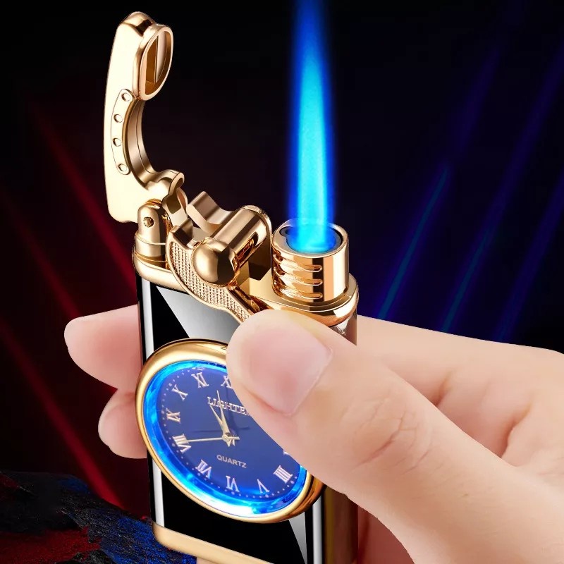 korek api Jam Premium lighter Korek Api Jam Plus Box korek api Unik Keren cocok Buat Kado mancis kor