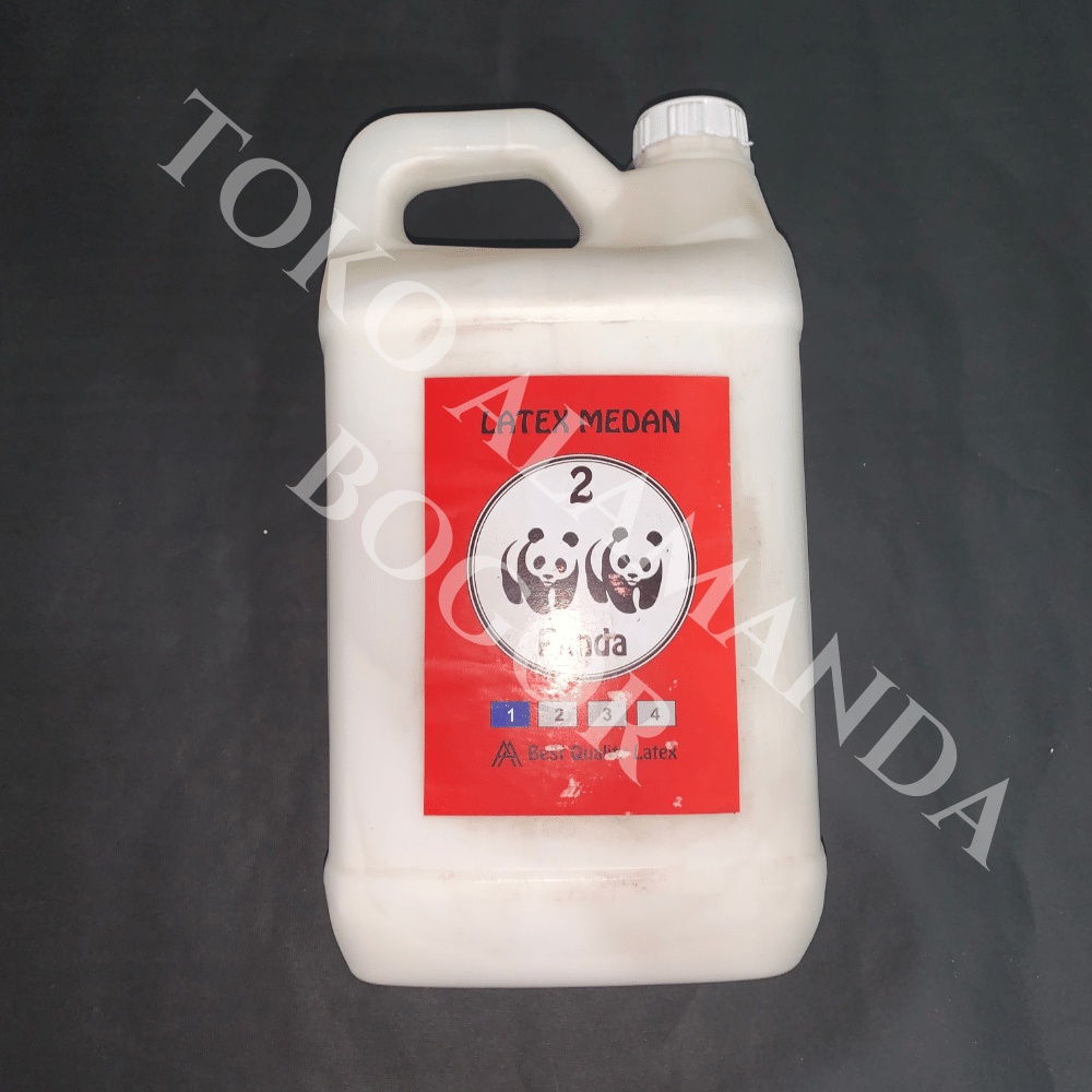 

Lem Latex Lateks Cair 60% Latek Pekat Produsen Latek Lem Kemasan Latek Medan Panda 5 Liter