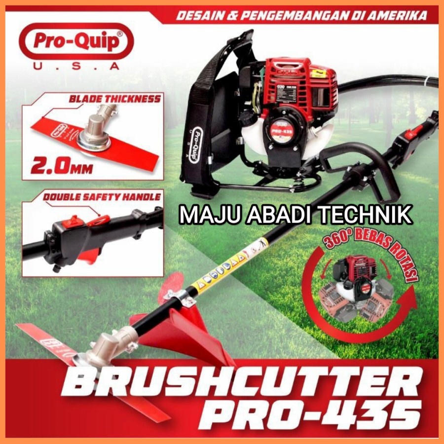MESIN POTONG RUMPUT 4TAK PRO-QUIP 435 / MESIN POTONG RUMPUT GENDONG