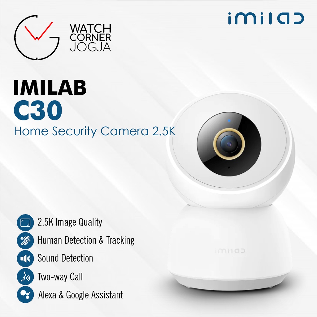 IMILAB C30 5GHz & 2.4GHz Home Security Cam 2.5K 360° IP Camera CCTV