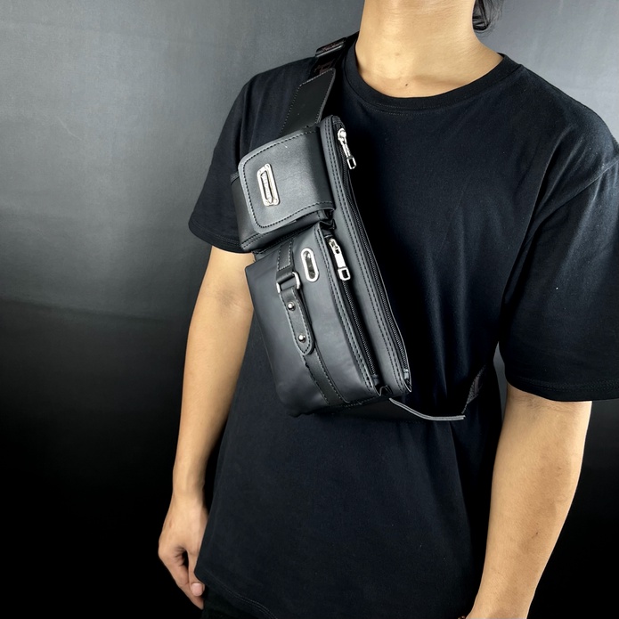 Tas Selempang Waterproof Polo Amstar Tas Pinggang Waistbag Terbaru 100% Real Picture