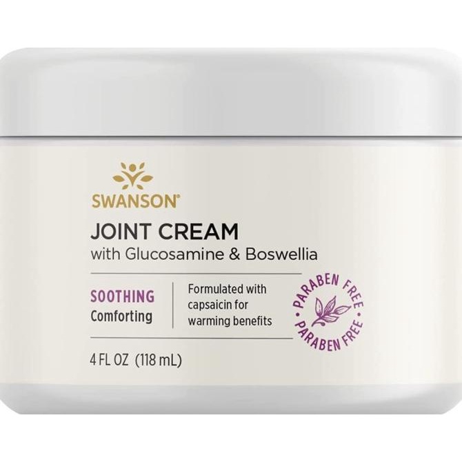 Swanson Joint Cream Glucosamine & Boswellia capsaicin HCl vitamin