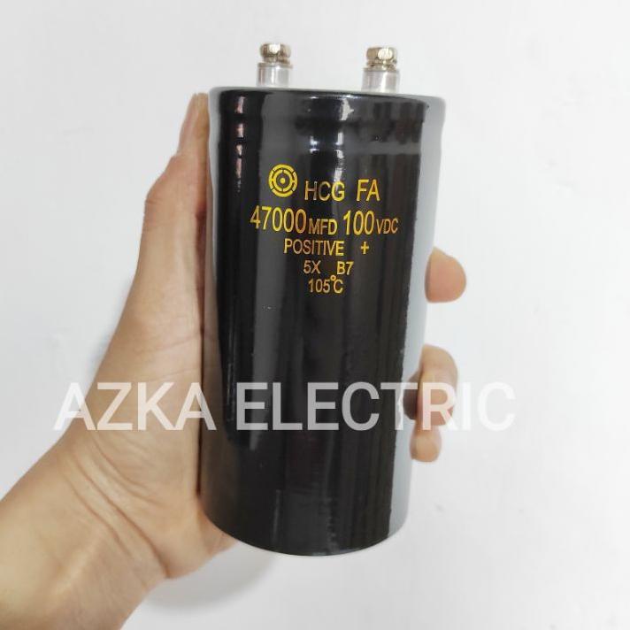 ➾ Elco Capacitor Kapasitor uF 100V HCG ⅍