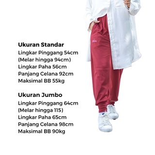 Latopia_ Celana Celamis Eleena Aladin Kerut - Untuk Celana Santai Dan Harian - Daleman Gamis Uk