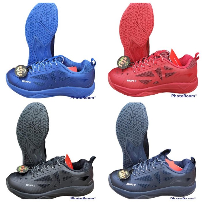 {MentariStore} SEPATU BADMINTON BULUTANGKIS LINING ERUPT II ORIGINAL - BLUE 39 Diskon