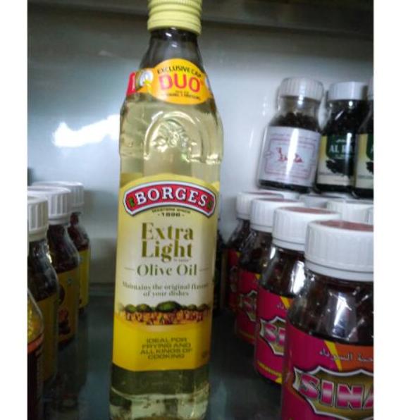 

♚ Minyak Zaitun Borges Extra Light Khusus Memasak Masak 500 ml Olive Oil ➻