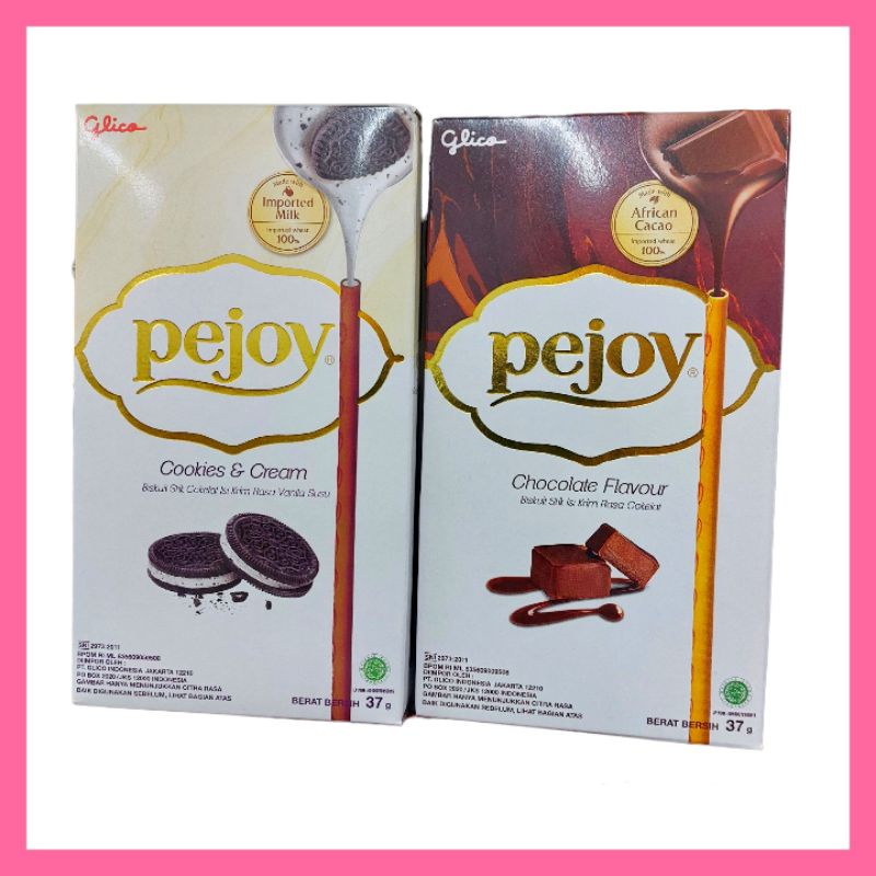 

pejoy glico biskuit wafer chocolate cookies cream cokelat 37gr