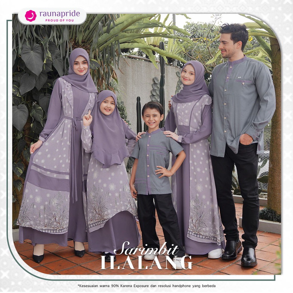 Sarimbit Rauna Ilalang Purple Baju Couple Pasangan Terbaru 2023