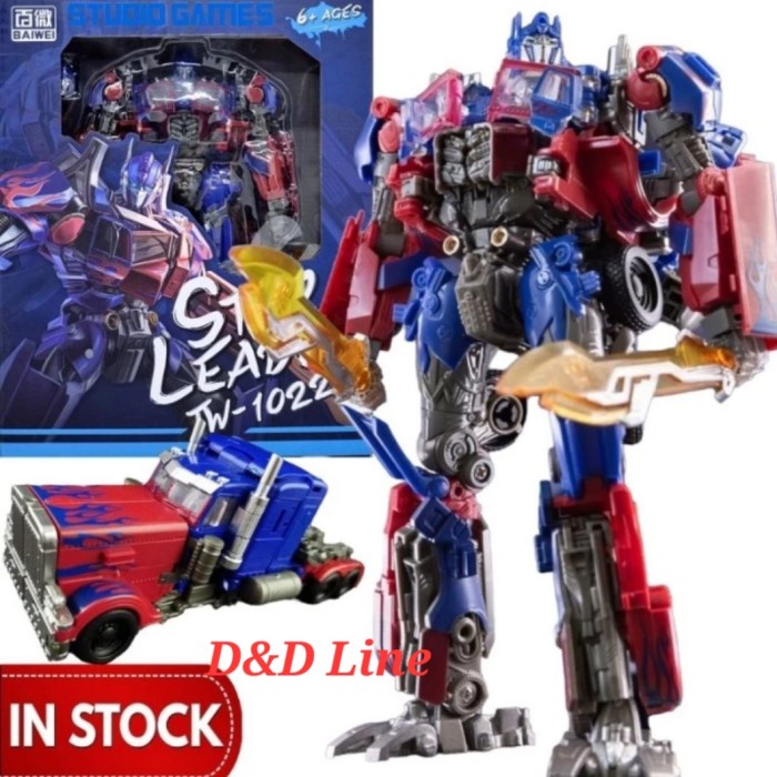 Terlaris Transformers Optimus Prime Deformation Ss44 Baiwei Star Leader Tw1022
