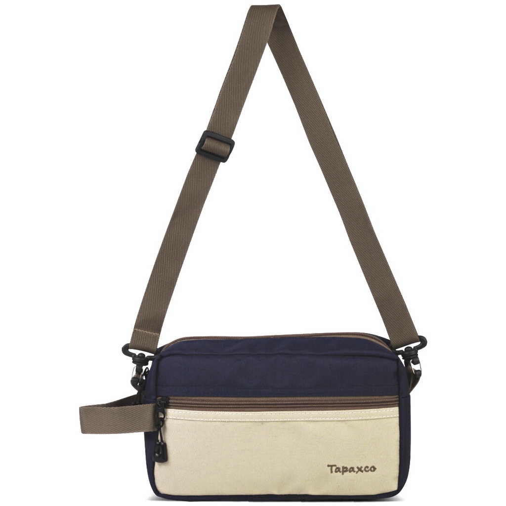 Handbag Selempang Pouch Clutch Casual Tapax joy Bandung Best Seller-navy cream