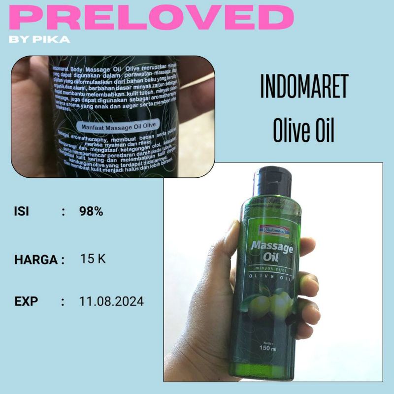 [PRELOVED] Indomaret Olive Oil • Minyak Zaitun Indomaret