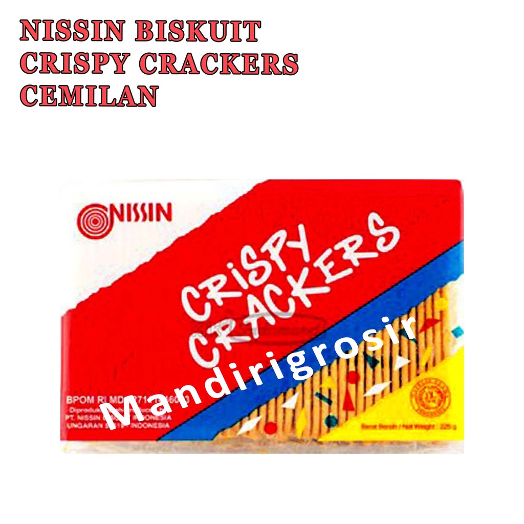 CEMILAN* NISSIN CRISPY CRACKERS 250g* BISKUIT