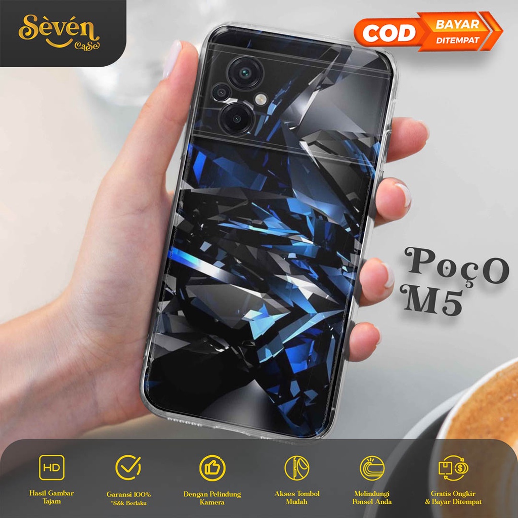 SEVEN Soft Case Poco M5 M5 Pro M5s M3 M3 Pro 5G - Casing Hp Poco M5 M5 Pro M5s M3 M3 Pro 5G - ( Abst