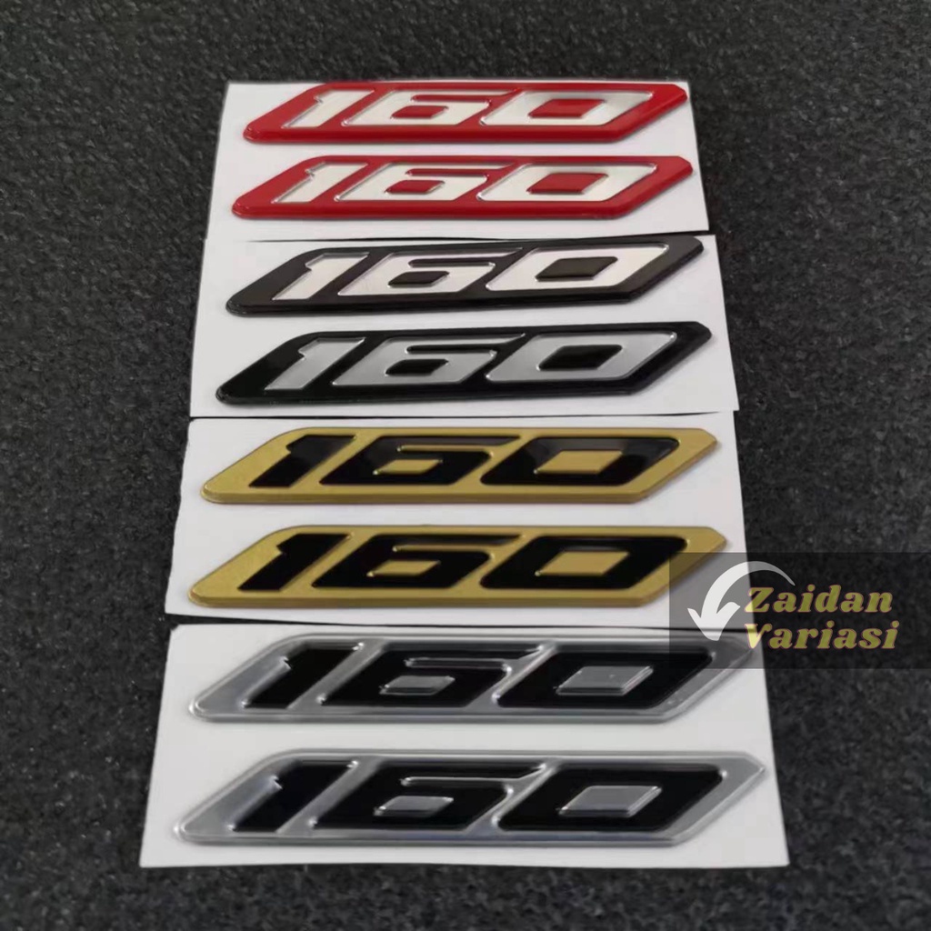 Stiker Emblem Vario 160 Sticker Logo Timbul Full Body Cbs Abs Merah Gold Hologram Jepang 125 150 3D