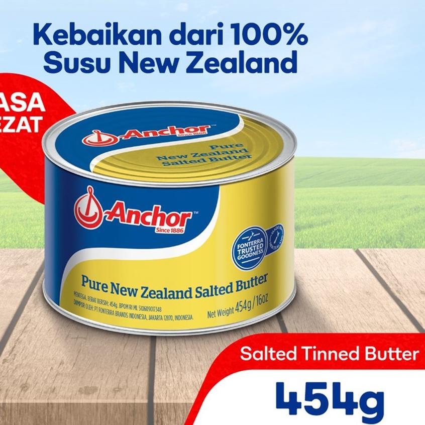 

✹ [Special Price-NED] Anchor Salted Butter 454g - Mentega Asin New Zealand ➨