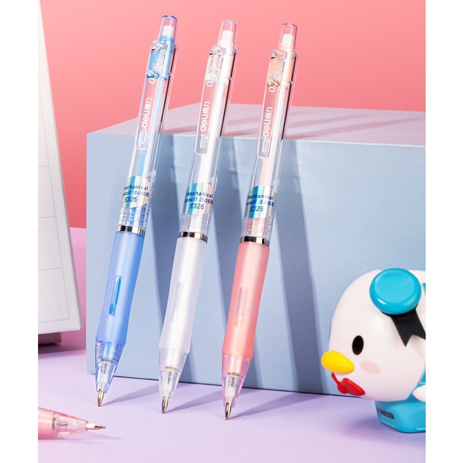 

Stationery Deli Pensil Tekan Sederhana - Pensil 0.5 - Penghapus 0.7mm
