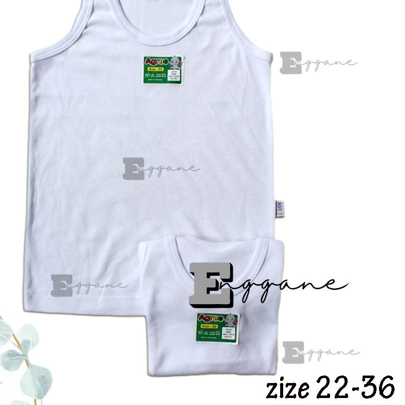 ➸ 6 pc - Singlet agree ST 04  /  Kaos dalam anak / Kaos Dalam Anak / Kaos Kutang / Kaos Singlet Anak