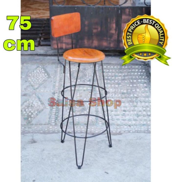 ❁ kursi cafe sandar 75cm kursi bar kursi kafe kursi cafe besi kursi cafe murah ✶
