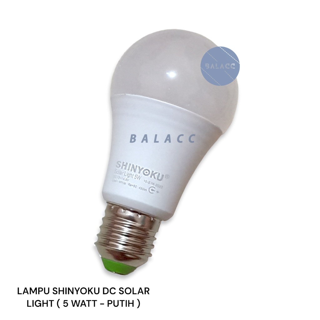 Lampu Solar Panel Shinyoku 5 Watt Led DC 12 Volt Solar Light Shinyoku