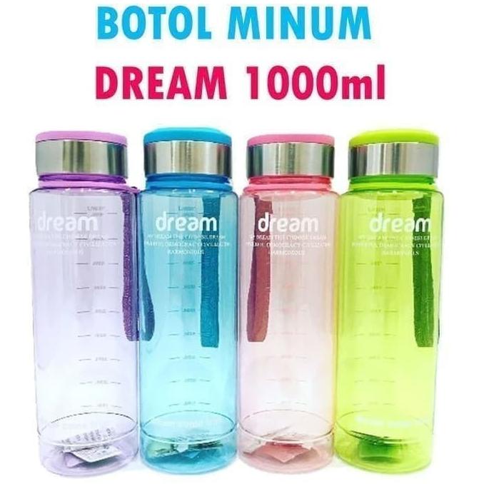 

BOTOL MINUM DREAM - MY BOTTLE DREAM COME TRUE 1000ML