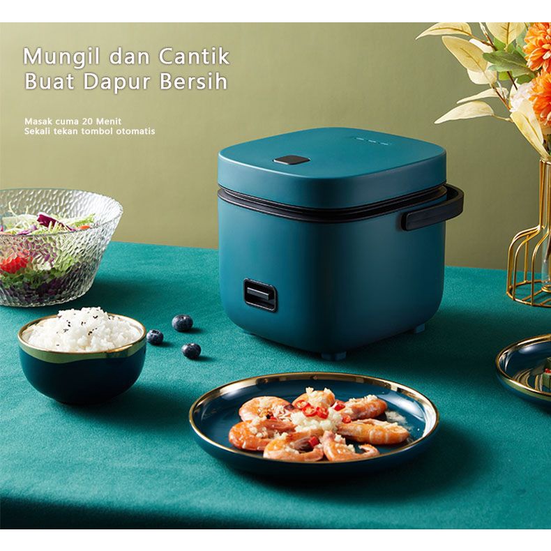 Gotama Rice Cooker Magic Com Mini Penanak Nasi Magic com Portable/Portable/Travel Version/ Student Version/1.2L RC-001