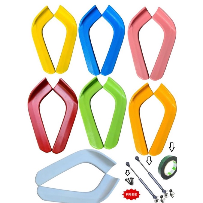 Winglet Lips Bumper Depan Universal Warna Berkualitas Winglet Mobil