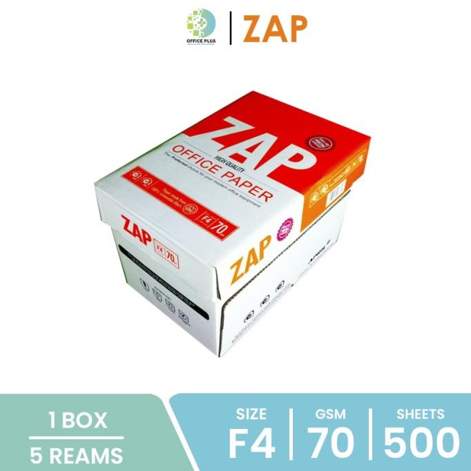 

Kertas HVS Folio F4 70gr ZAP fotokopi fotocopy print photocopy paper