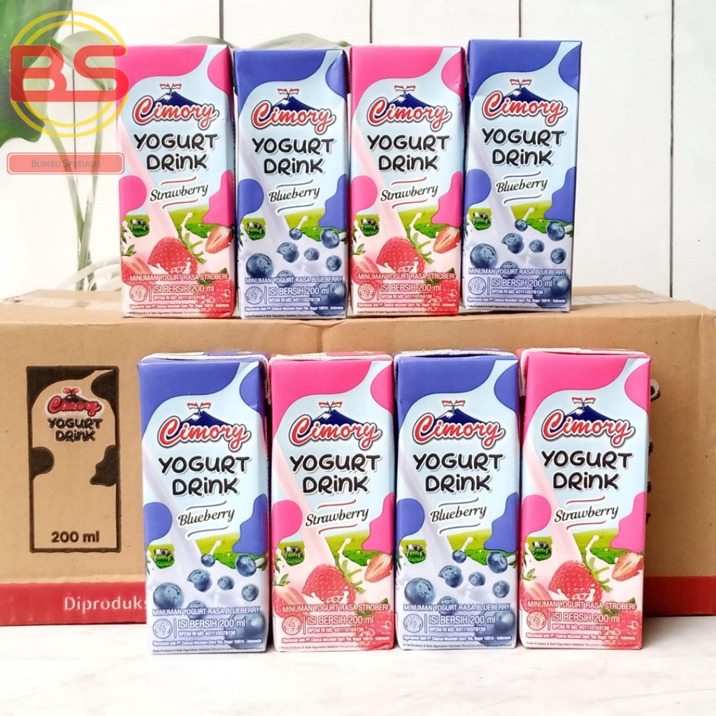 CIMORY YOGURT DRINK 200ML / YOGURT RASA STRAWBERRY / YOGURT RASA BLUEBERRY