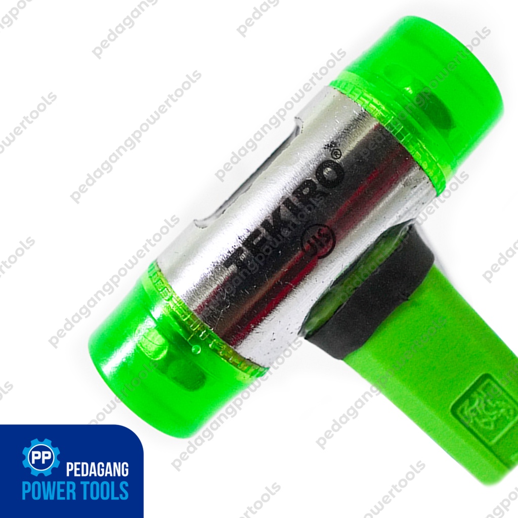 TEKIRO PALU PLASTIK 25 MM GAGANG KARET DOUBLE PLASTIC HAMMER 25MM 1240