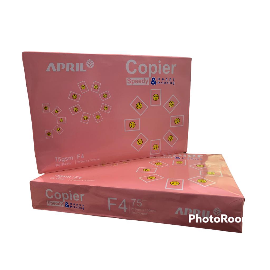 

kertas HVS copier f4 1 rim 75 gsm (216 mm x 330 mm) 500 sheets