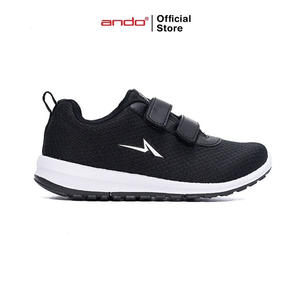 Ando Official Sepatu Sneakers Nitta V Anak - Hitam/Putih
