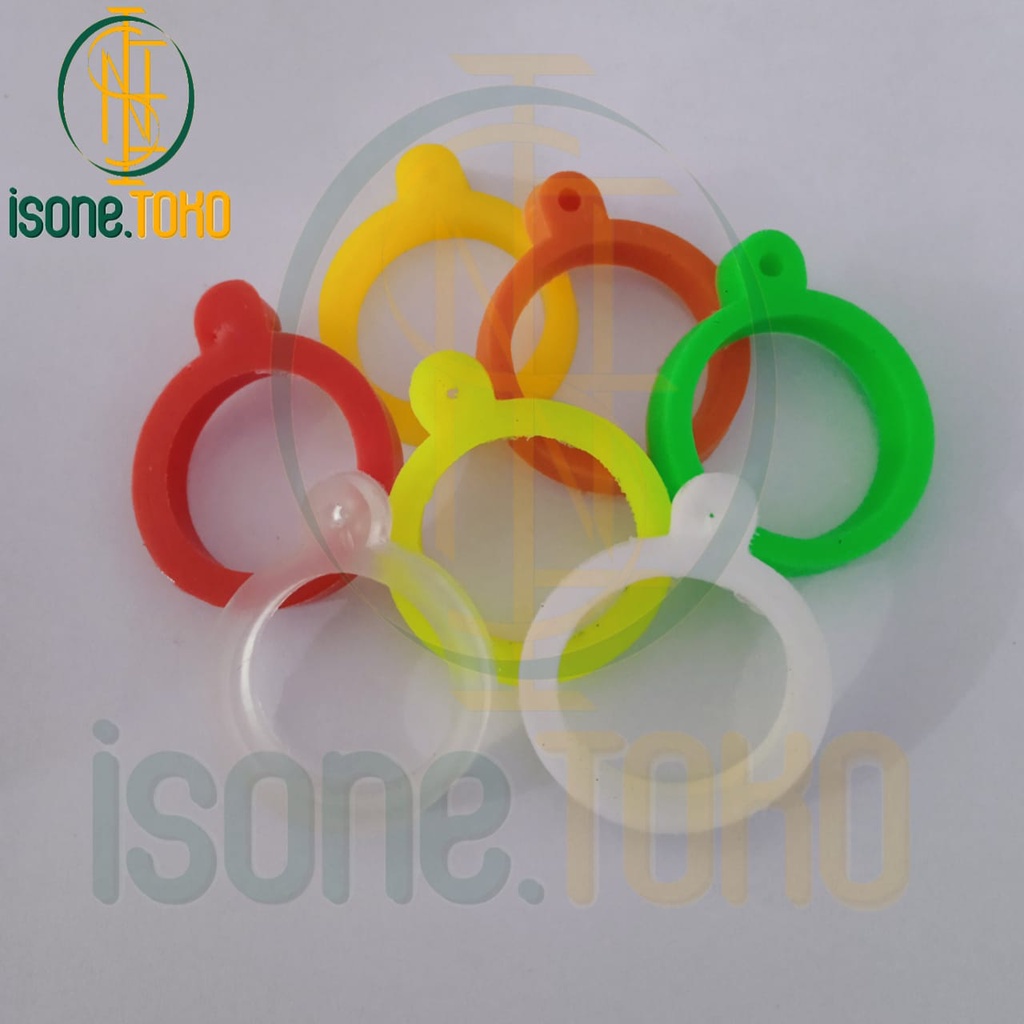 O Ring Rubber 20mm Warna Warni - Karet Lanyard Karet Rubber Ring