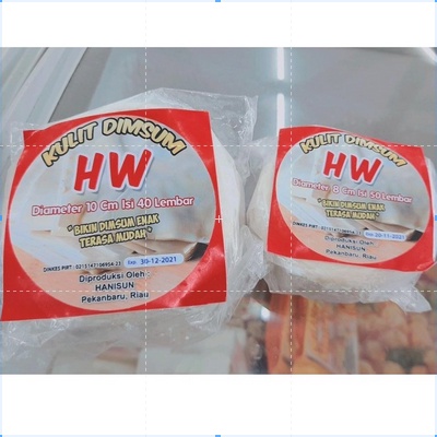 

KULIT DIMSUM HW DIAMETER 8-10 cm ISI 50lembar
