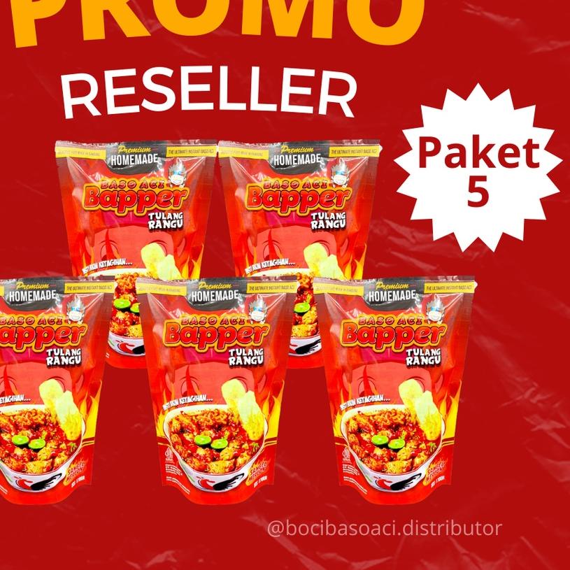 

☪ Baso Aci Bapper Tulang Rangu Sambal Mercon Paket 5pc ◊