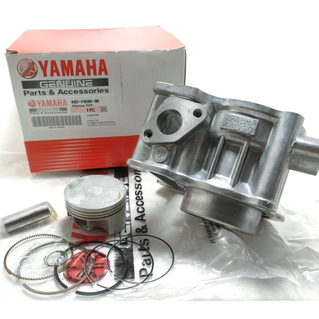 BLOK SEHER MOTOR YAMAHA XEON KARBU ORIGINAL YGP SUDAH KOMPLIT 44D KD144