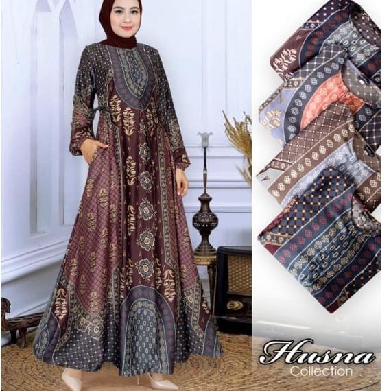 PALING DICARI Gamis Maxmara Premium Jumbo Fashion Muslim Wanita Motif Raflesia