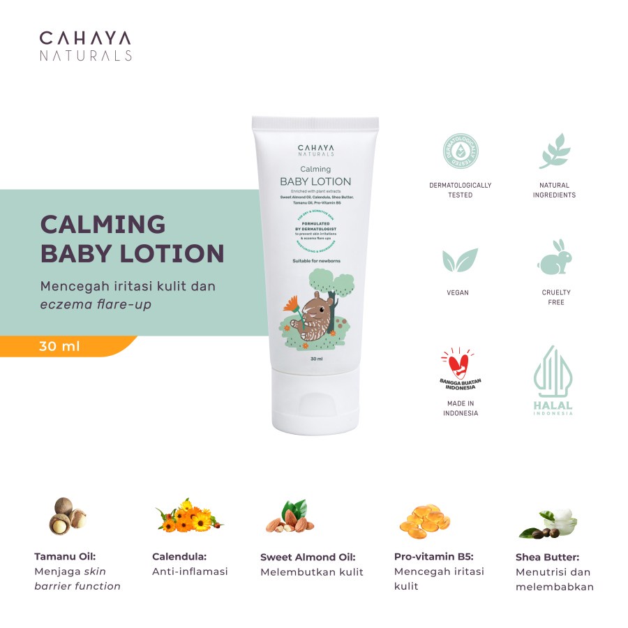 CAHAYA NATURALS Calming Baby Lotion (Sensitive Skin)