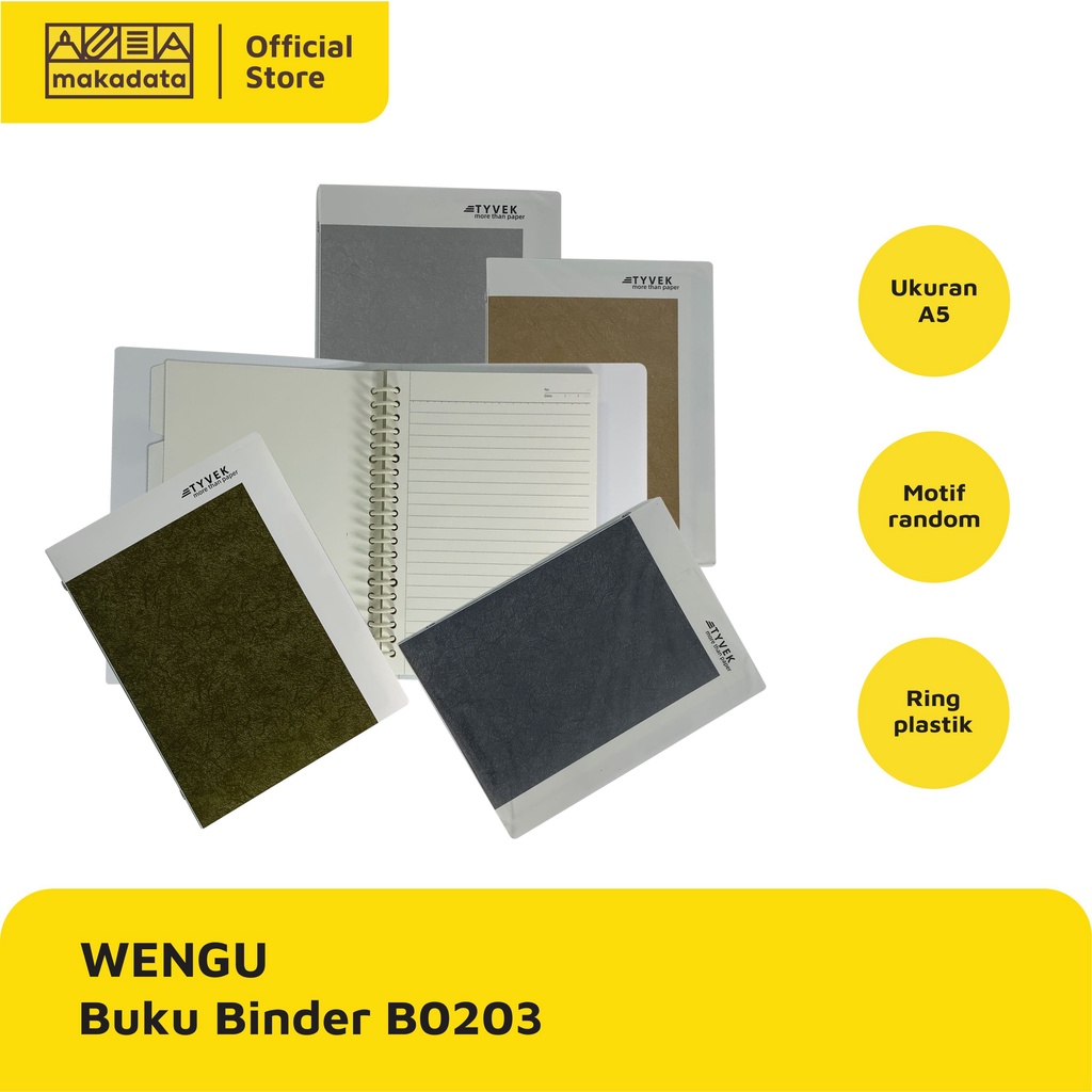 

BUKU BINDER NOTE A5 WENGU B0203 (1PCS) MURAH