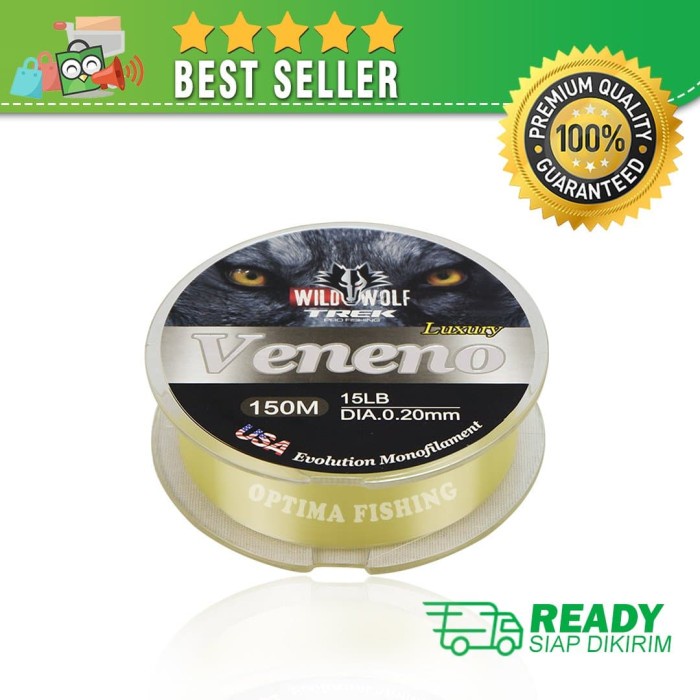 Best Seller Senar Pancing Wildwolf Veneno 150M