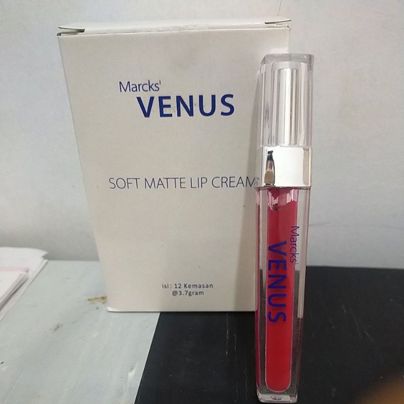 Venus Lip Cream Matte 3,7gr Soft [ Kode 08 =Merah]