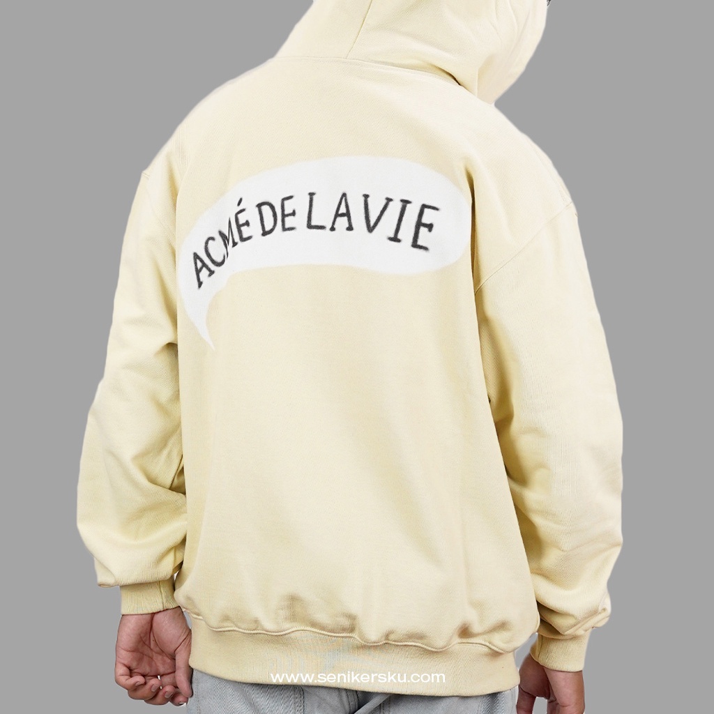 ADLV Speech Baloon Bear Beige Hoodie