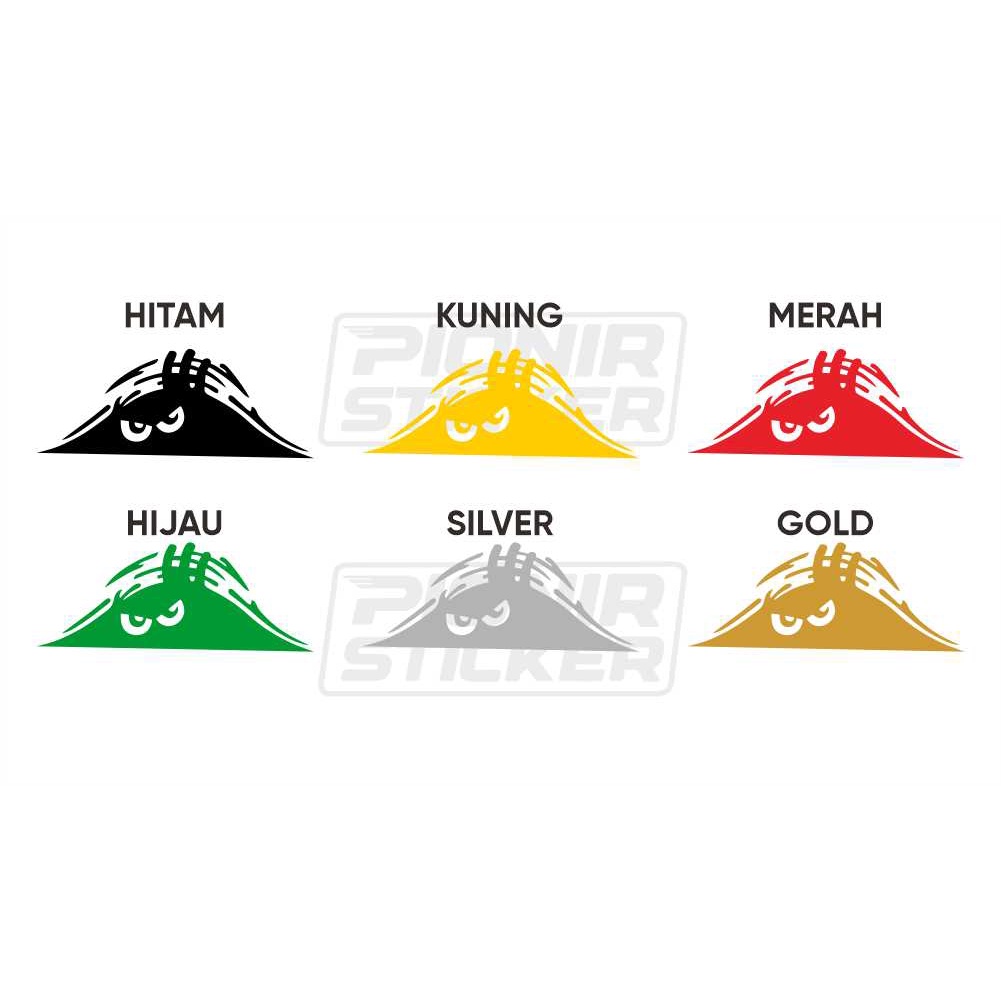 Stiker Ngintip Mobil Motif Custting Sticker lucu unik