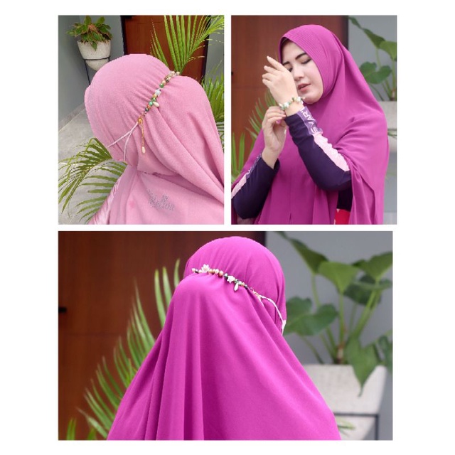 2in1 KONEKTOR  MASKER  + GELANG. KRISTAL MEWAH FULL KRISTAL Konektor Masker Hijab Konektor Masker 2i