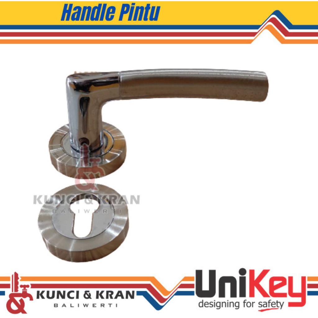 HANDLE PINTU UNIKEY LHR 016.03 SN/NP GAGANG PINTU PISAH PEGANGAN PINTU RUMAH